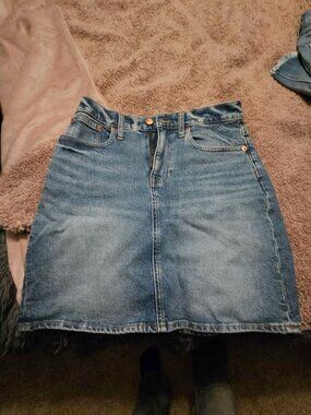 J Crew denim skirt size 25